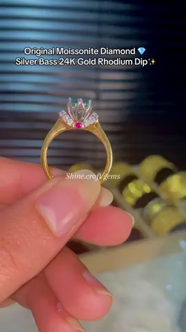 Original Moissonite Diamond💎 Ring 925 Chandi With 24K Gold Plated 3 Dip Rodium✨ Limited Stock Available Order Now 📲#07378897036 #shinecraftgems #foryou #viral #goldjewellery #girlsrings #jewelry #rings #kangan #bali #jumkalove #rp #diamondcut #bracelet #bhfyp #tik_tok #goldplated #unitedkingdom #fyp #jewels 