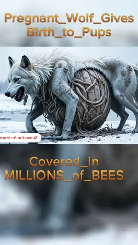 Pregnant_Wolf_Gives_Birth_to_ Pups_Covered_in_MILLIONS_of_ BEES |bear funny|wolf eating|dog Vs wolf| polar bear#wolfdog #animalrescue #bearfunny #wolfeating #wildliferescue #petrescue #rescues #bees 