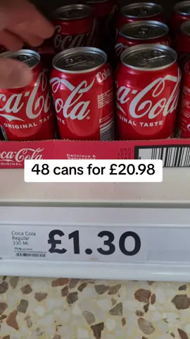 48 cans for £20.58 #coke 