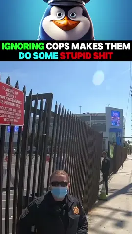 Ignoring Cops makes them Do some Stupid Shit