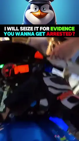 Officer Blocked their Path and removed the keys forcibly