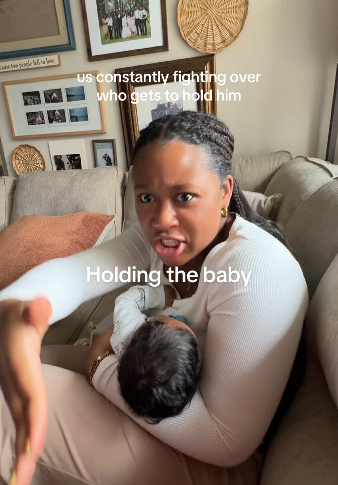 This is a daily occurrence atp 😂 #mattandkharli #cutecouple #couplestiktok #husbandwife #funny #baby 