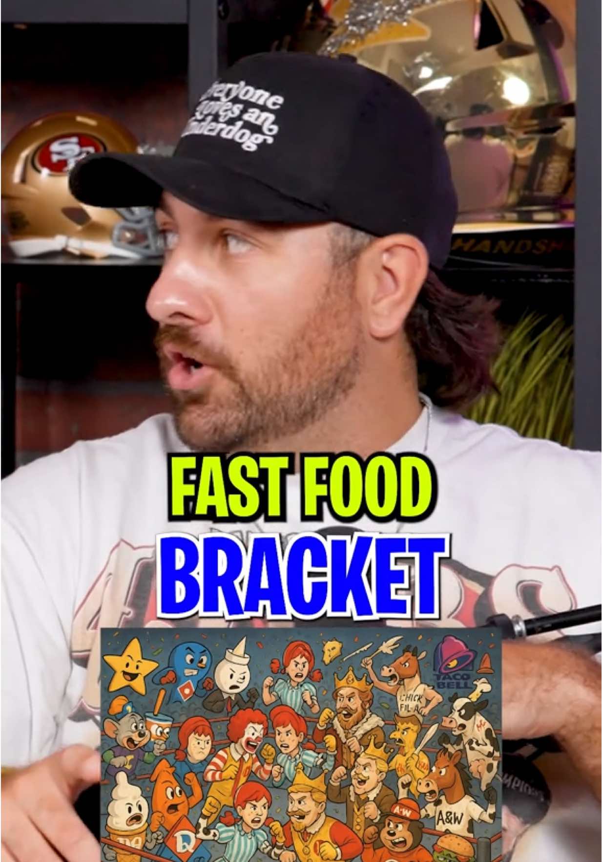 Where’d we go wrong with this fast food bracket? 🍔🍟 @betr_jack @betr_tab @Pat @Betr #capsoffpod #capsoffpodbetr #capsoffpodszn4 #nfl #nfltrivia #nflgame #nflgames #nfltriviachallenge #sportstrivia #footballtrivia #nflfootball #football #americanfootball #fantasyfootball #fantasyfootballtips #fantasyfootballadvice #fantasyfootballdraft #fantasyfootballhq #fantasyfootballtiktok #fantasyfootballtrade #powerrankings #nflpowerrankings #nflpredictions #fastfood #mcdonalds #chickfila #raisingcanes #wendys 