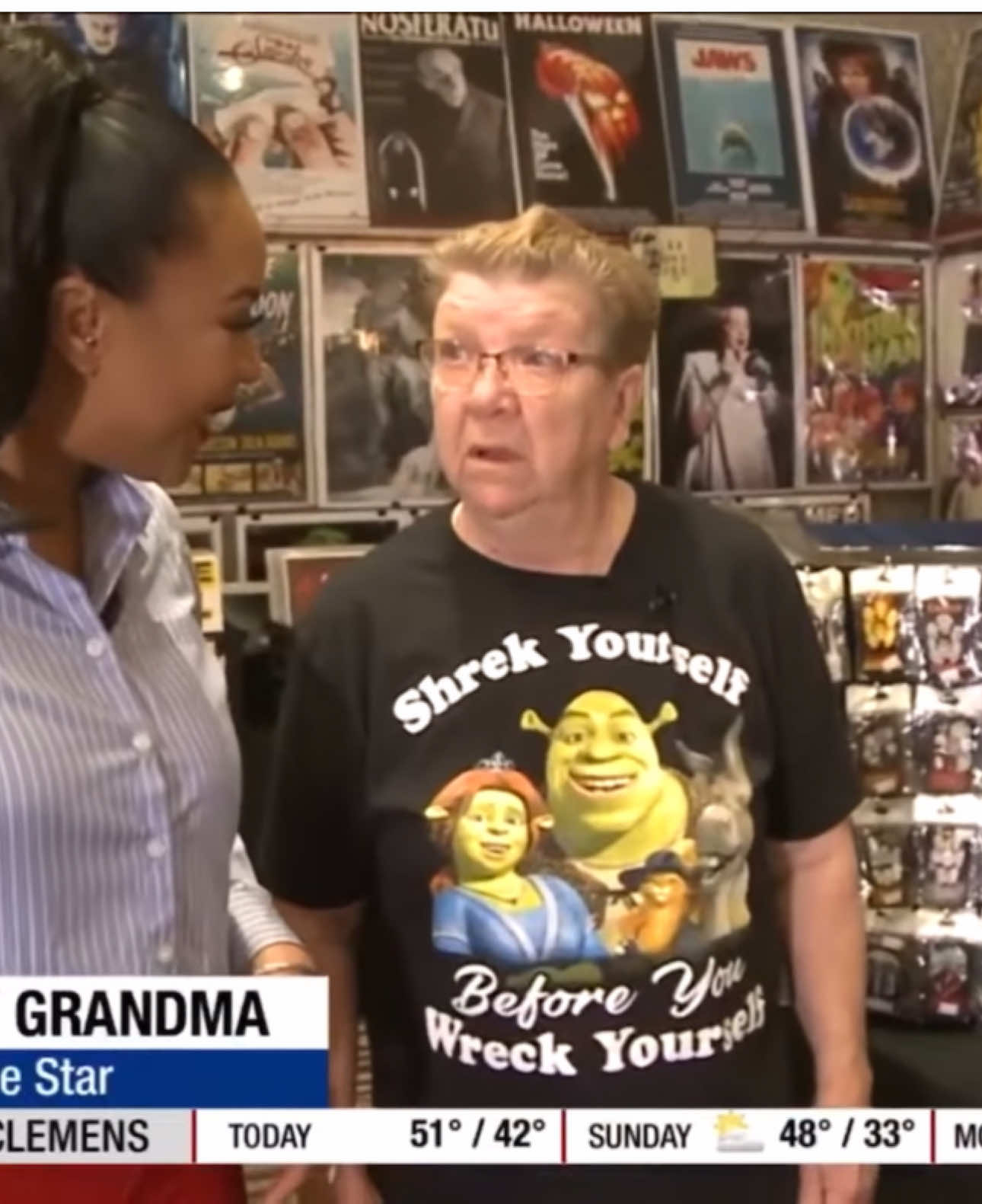 GRANDMA ON THE NEWS! 👵🏼😂🤬 #fyp #news #hilarious #trending #viral #views #angrygrandma #grandma #funnyoldpeople #bestof #youtube #foryourpage #lol #lmao #aha #trynottolaughtiktoktv 