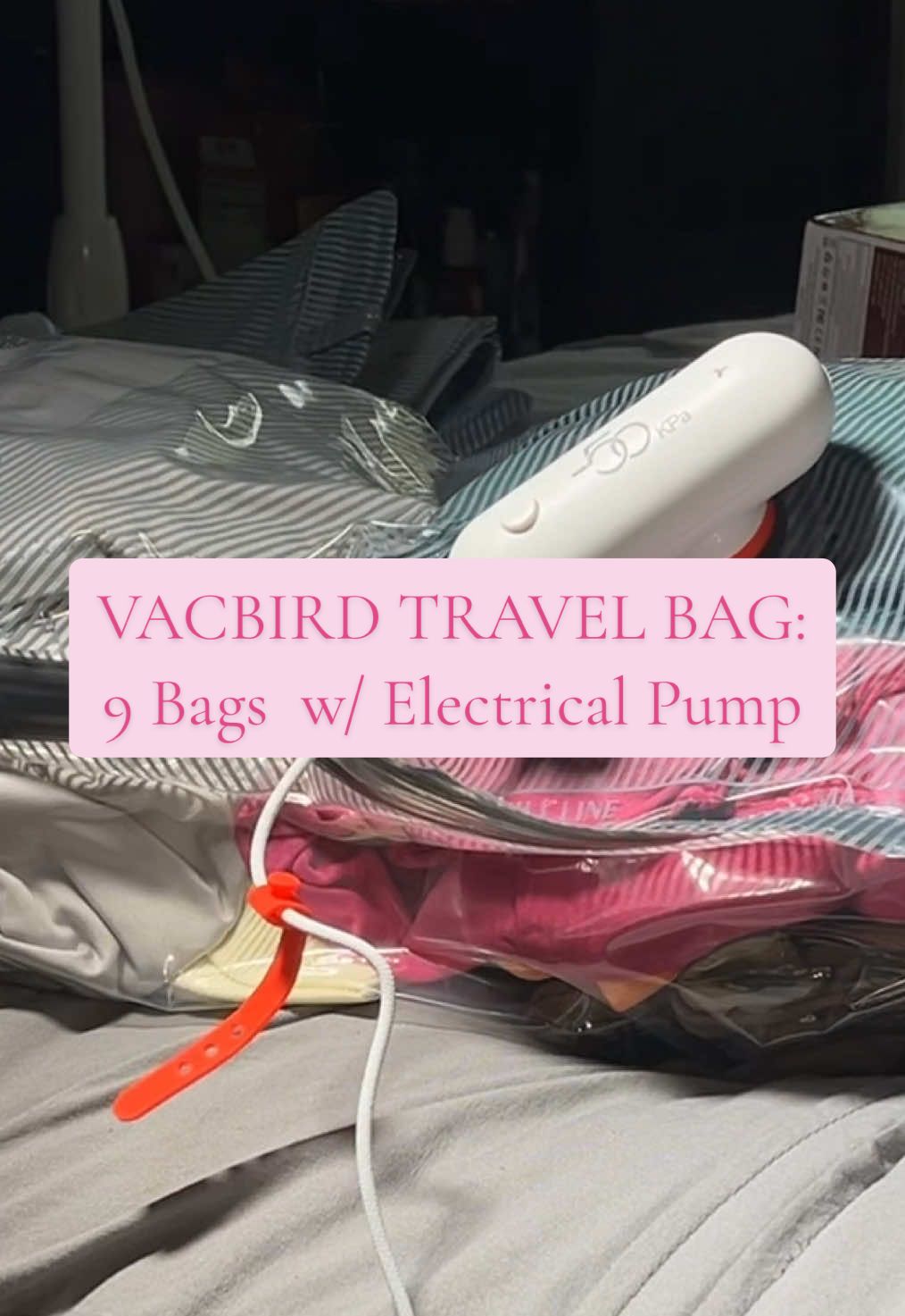 Pack more items, take less bags🧳 #vacbird #vacuumbag #travelbags #TTfest #tiktokshopglowup  