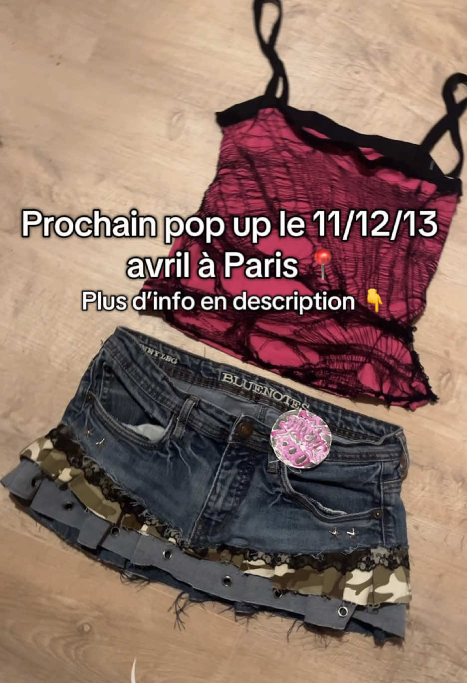 Notre premier pop up organisé par Le Chuchoo (11,12,13/04) 21 Rue des Filles du Calvaire 75003📍 Our first Pop up will be hosted by Le Chuchoo in Paris (11,12,13/04) #fyp #pourtoi #fashion #alt #y2k #goth #vinted #alternative #grunge #y2kfashion #mcbling #popup #paris