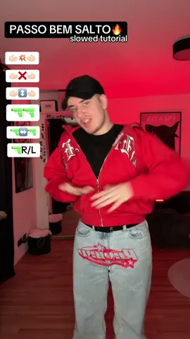PASSO BEM SALTO - slowed tutorial 🔥#dance #foryou #tutorial 