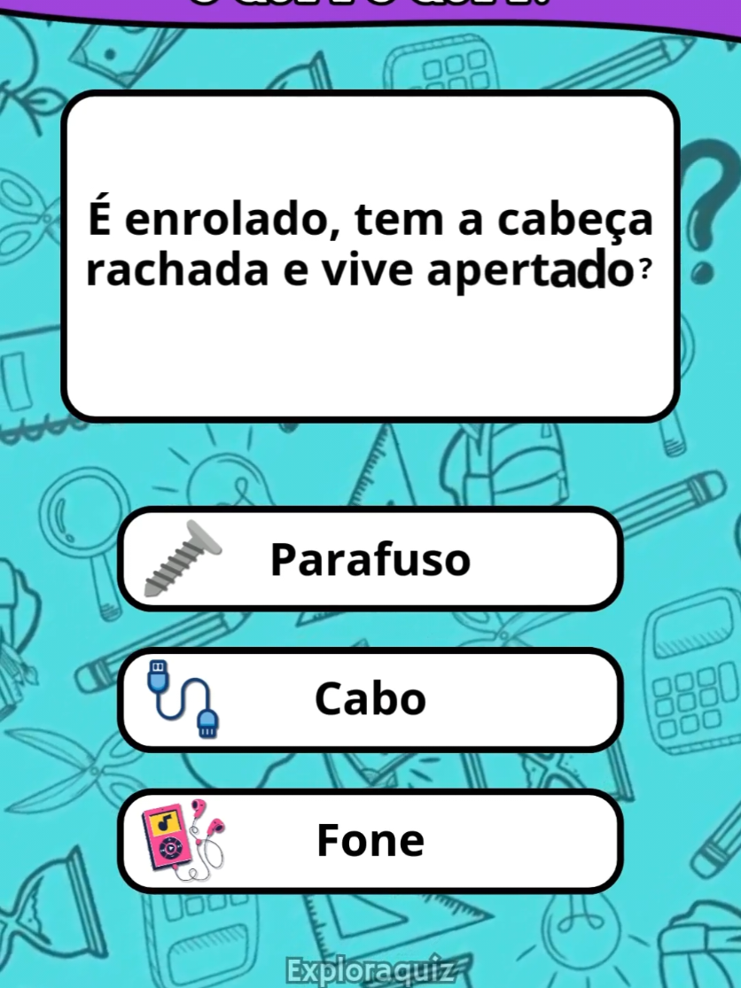 O que é o que é? #quiz #oqueéoqueé #perguntas #charada #divertido 