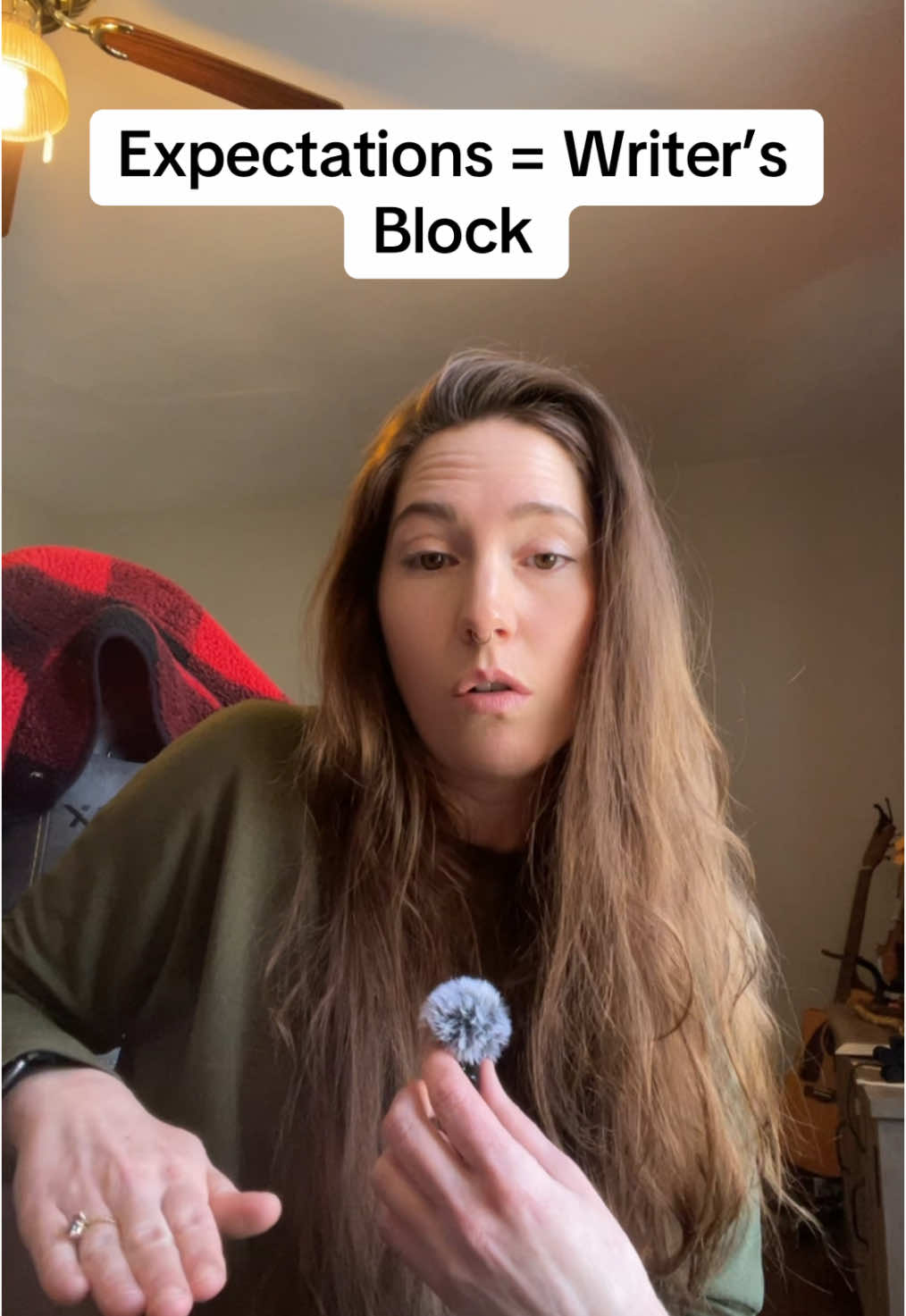 Set your expectations lower for your first draft. Perfectionism leads to procrastination leads to paralysis.  #romanceauthor #scifiromanceauthor #authorsoftiktok #authortok 
