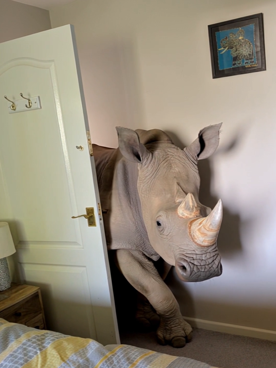 What is it doing in my room?? 😭😱 #funny #weird #animal #fyp #viral_video 
