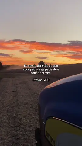 Eu vou te dar mais do que você pediu, seja paciente e confie em mim.❤️‍🩹🙇🏻‍♂️ Efésios 3:20 #fypviralシ #agriculture #videoviral #motivacional #fyp #agriculture #fypシ゚ #foryourepage #foryour 