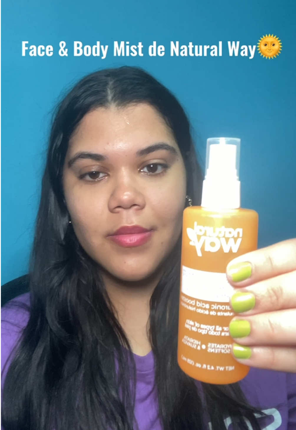 Amando esta bruma de @naturalwaydo me encanta la sensación de frescura que deja #CapCut 