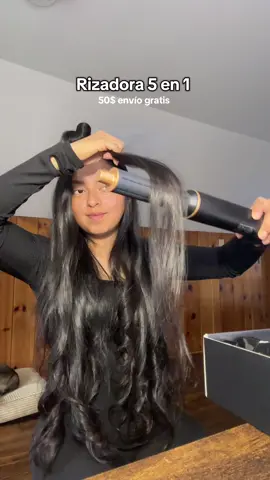 Rizadora 5 en 1 hermosa y fácil de utilizar 😍 10000/10 #rizadora5en1 #airstyler5en1 #kitsdepeinado #rizosdefinidos #homdasdepelo #tiktokshop 