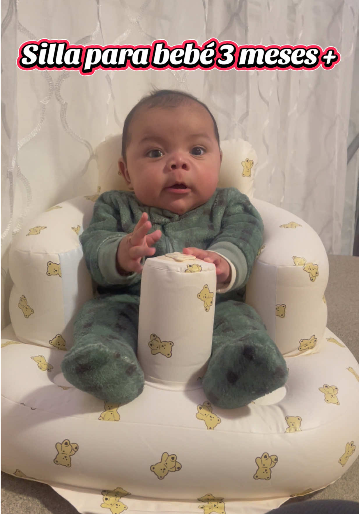 Me encanta y me sigue funcionando muy bien 🥰 #mamaowl #mamaprimeriza #madres #tiktokshop #vir #sillainflable #inflables #bebestiktoks #bebes #3meses #4meses #5meses #babys #mamasoftiktok #mamaslatinas #fry #baby #inflablechair #parati #paratiiiiiiiiiiiiiiiiiiiiiiiiiiiiiii #maternidad #viralvide 