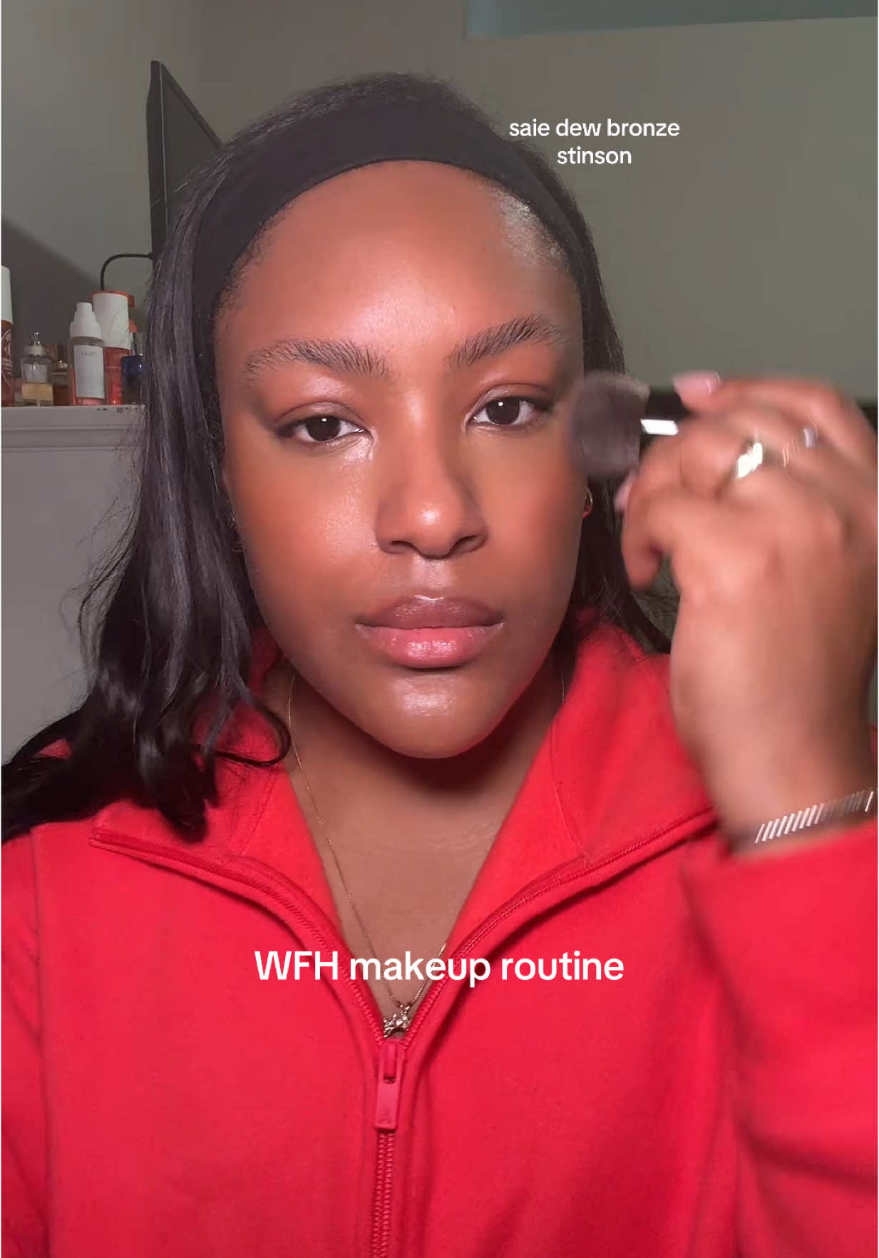 my everyday makeup to WFH 💕👩🏾‍💻 ft. My FAVORITE concealer @makeupbymario surreal skin concealer (underrated af) and all my faves from @Iconic London @REFY @Saie @MERIT Beauty @Huda Beauty @rhode skin @Olehenriksen 