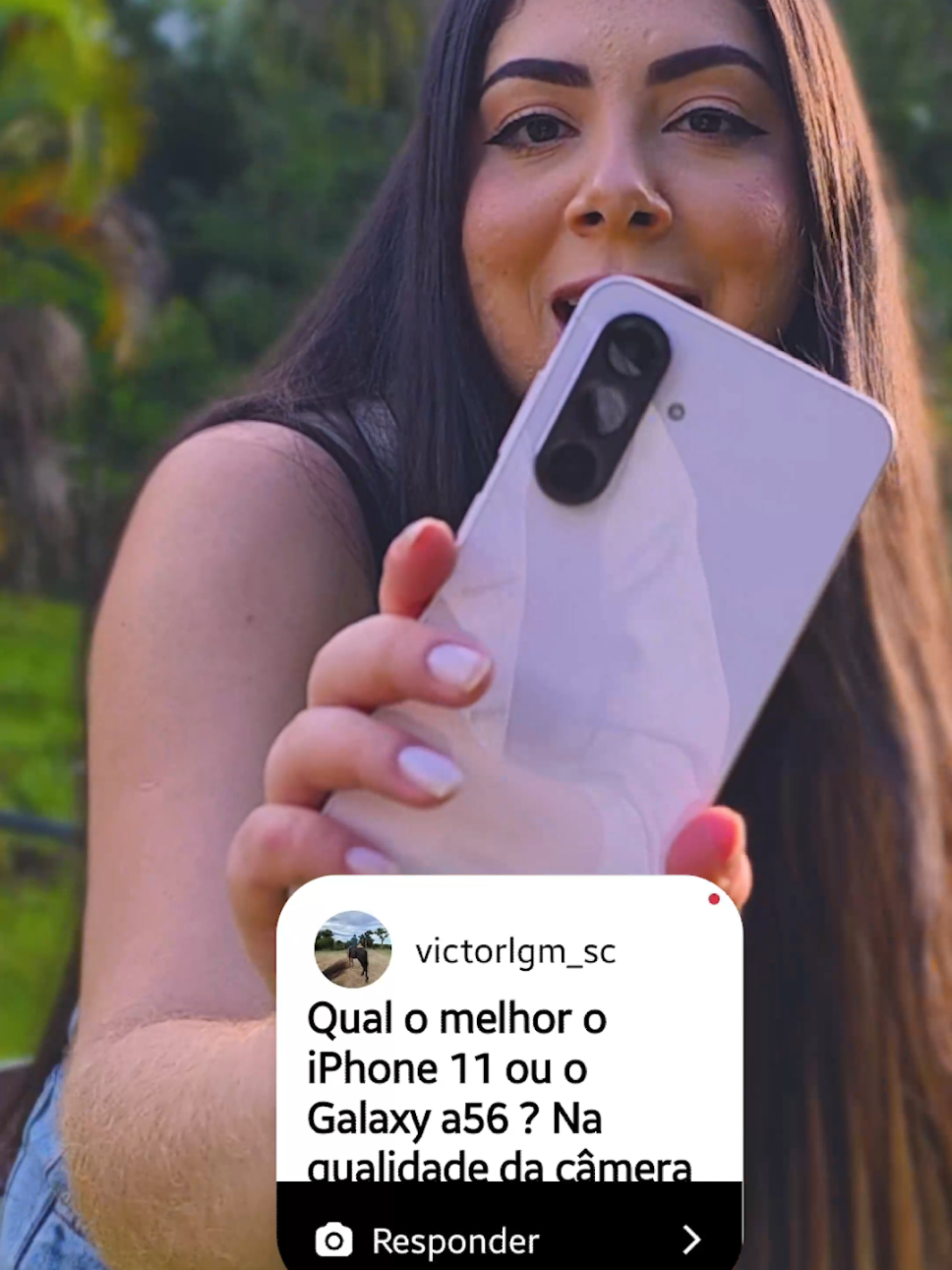 iPhone 11 ou Galaxy A56?  Eu tenho minha opinião ❤️