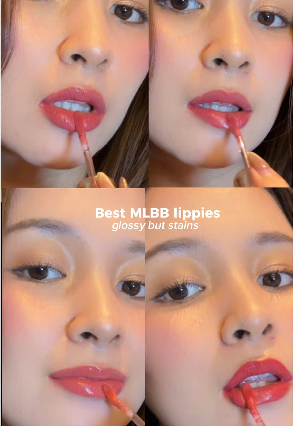 cobain sih ini cantik banget soalnya dan beneran transferproof! 🤍 #lipstain #transferprooflipstick #lipglaze #fakesituation 