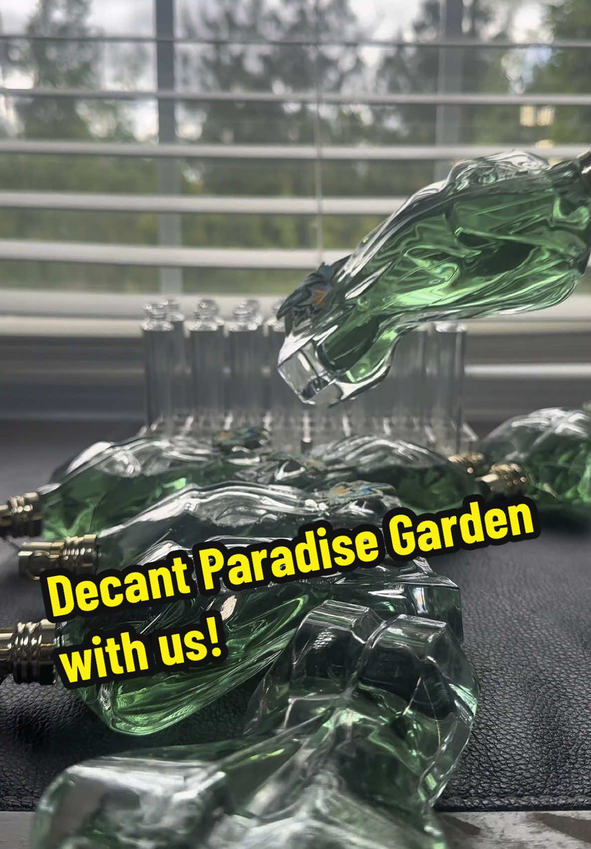 Decant Le Beau Paradise Garden with us !  #fragrance #jpg #paradisegarden #cologne #fragrancetok #asmr #fyp #samples