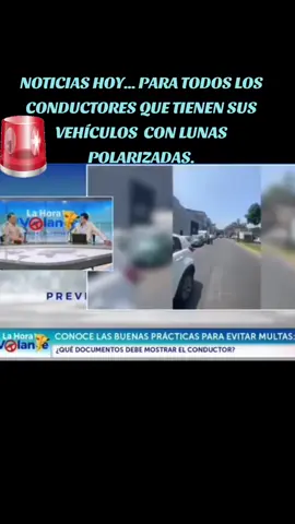 Conductores con lunas por alisadas según decreto 004-2019 -IN serán sancionados si no cuentan con la autorización respectiva. #noticias #hoy #conductores #noticiasperu #noticiasvirales #noticiastiktok  #iphone16   