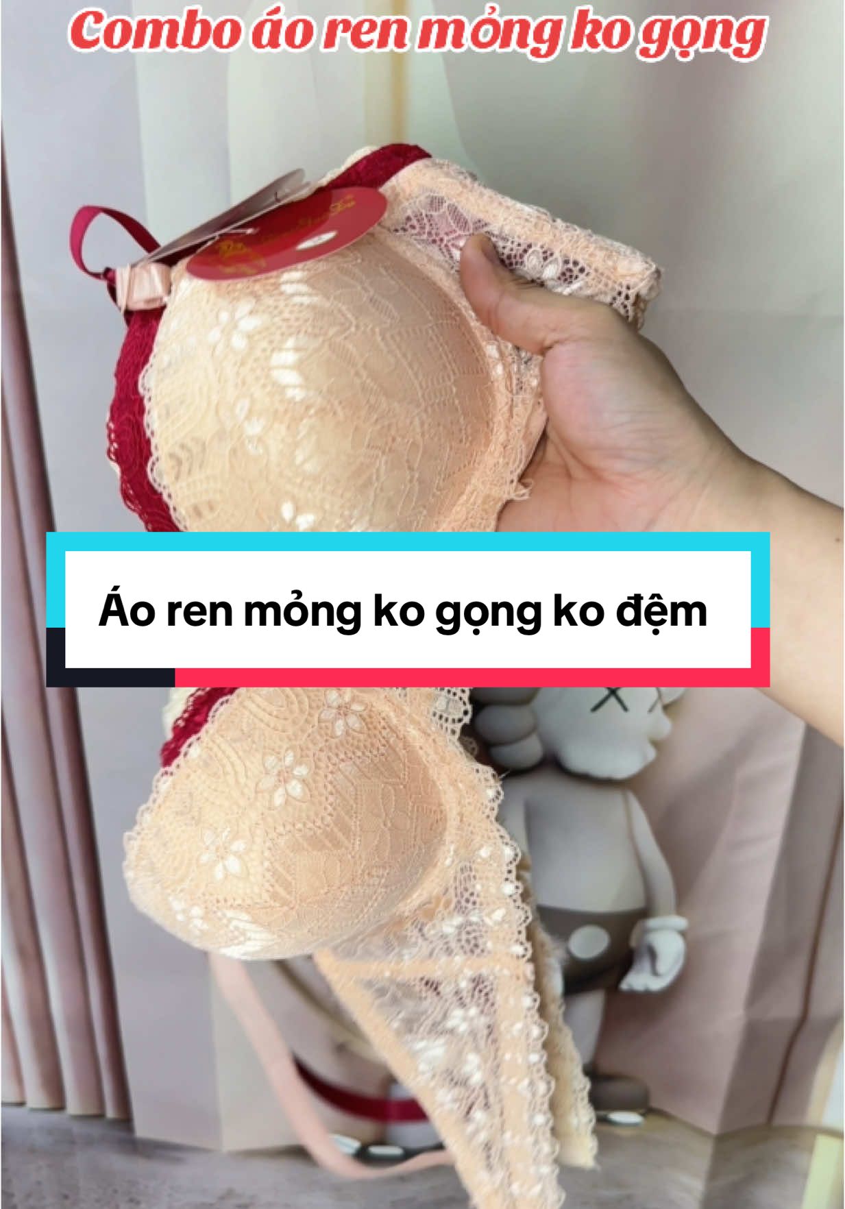 Áo ren mỏng ko gọng ko đệm #xuhuong #aolottaokhe #aolotren #xuhuongtiktok #noiy 