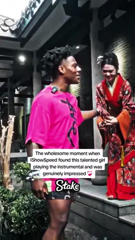 The wholesome moment when IShowSpeed found this talented girl playing the instrumental and was genuinely impressed ❤️‍🩹 #ishowspeed #speed #ishowspeedclips #china @IShowSpeed 