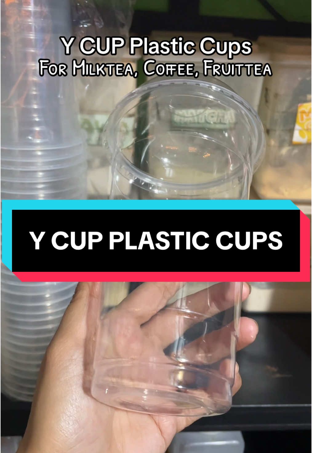 Y cup plastic cups for milktea business #ycup #ycups #milkteacups #cups #coffeecups #plasticcupsupplier 