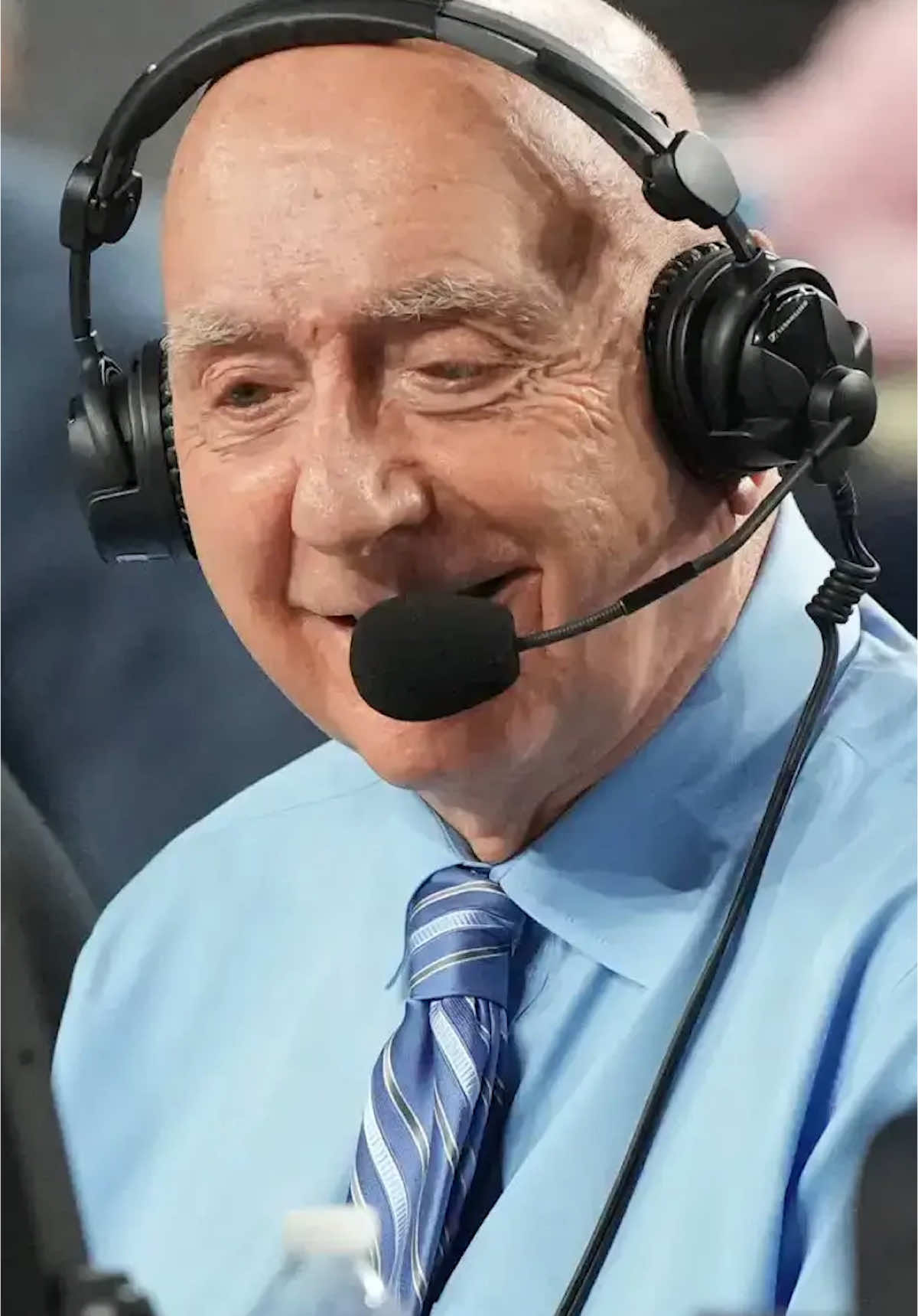 Dick Vitale Always Makes sure to go out to eat cause he loves People