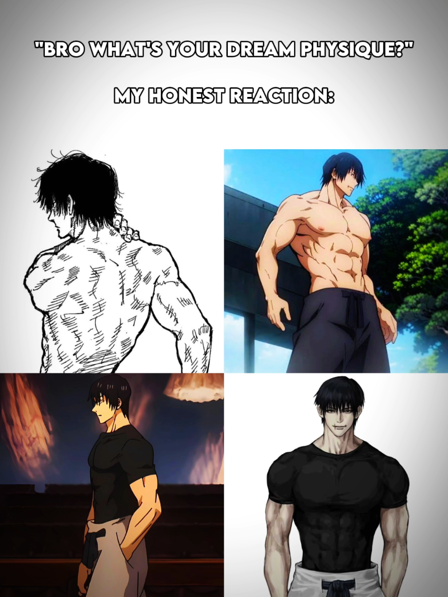 #fyp #gym #GymTok #gymbro #gymrat #jjk #anime #toji #bodybuilding #weightlifting 
