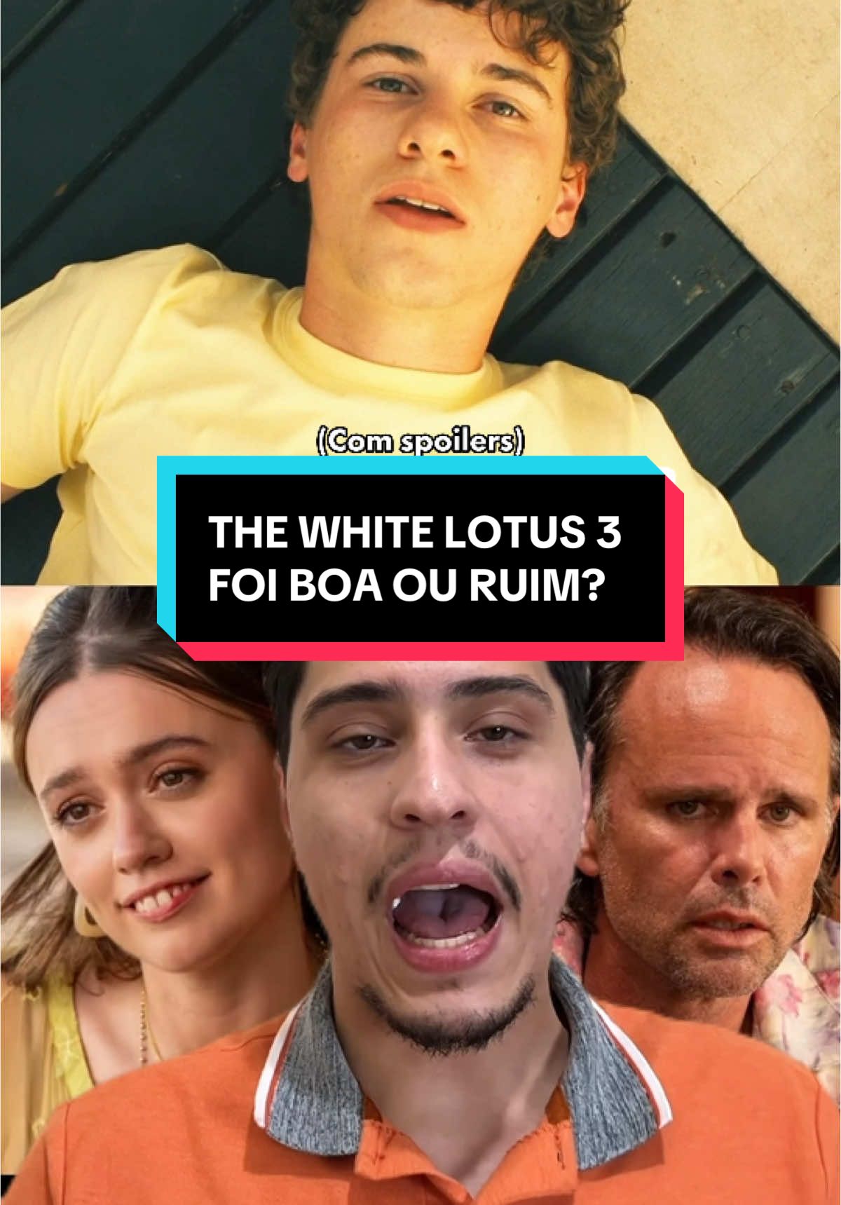 A 3ªTemporada de #TheWhiteLotus foi boa ou ruim? E aquela morte? #IndicaçãoDeSéries #TikTokMeFezAssistir