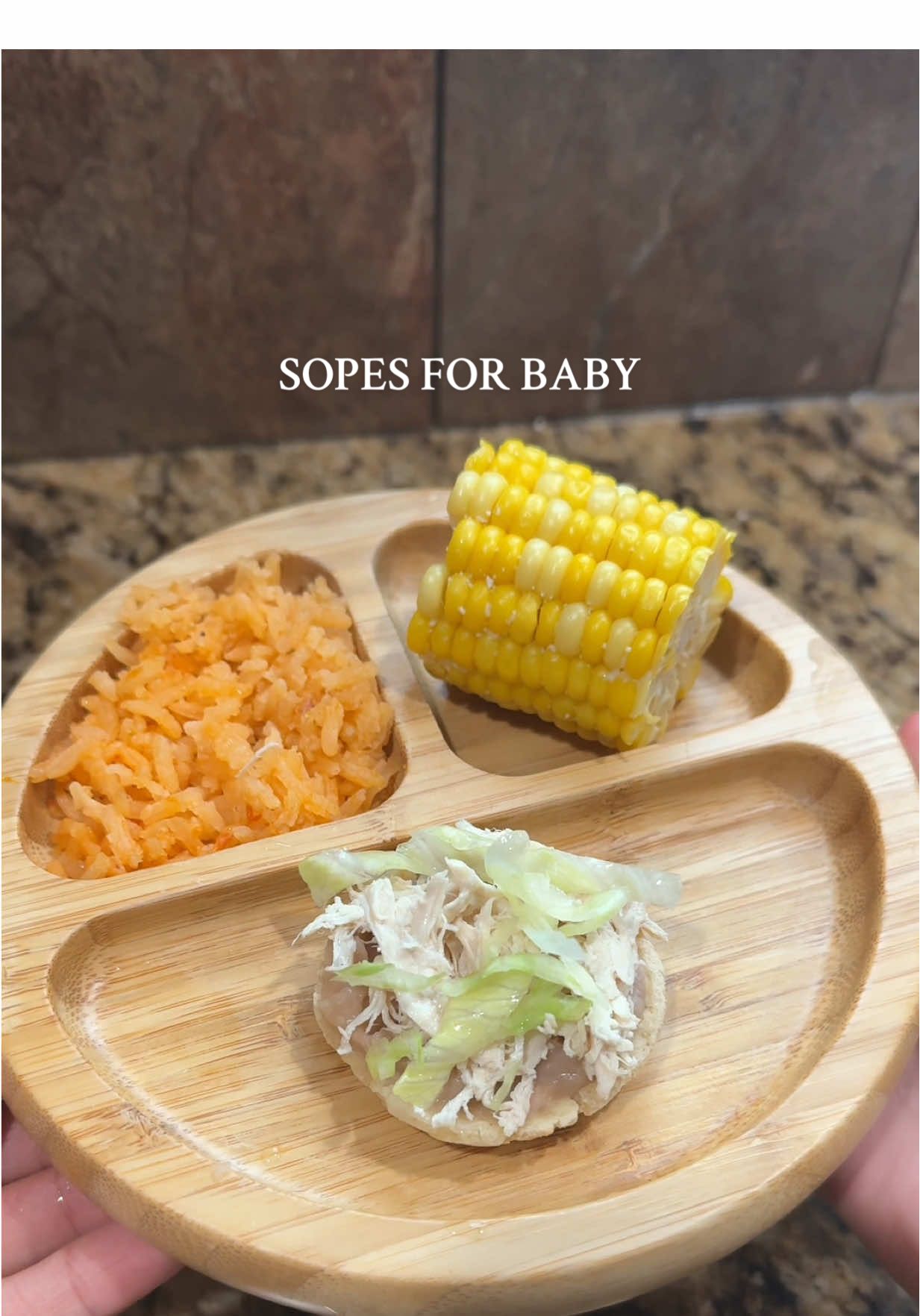 My 11 month old & Mexican food 🤝 Sopes de pollo on the menu                       #babyledweaning #blwideas #blw #babyfood #mexicanfood #recetasfaciles #recetas #fypシ #sopes #EasyRecipe #DinnerIdeas #babyboy #boymom #FoodTok #comida #comidamexicana 