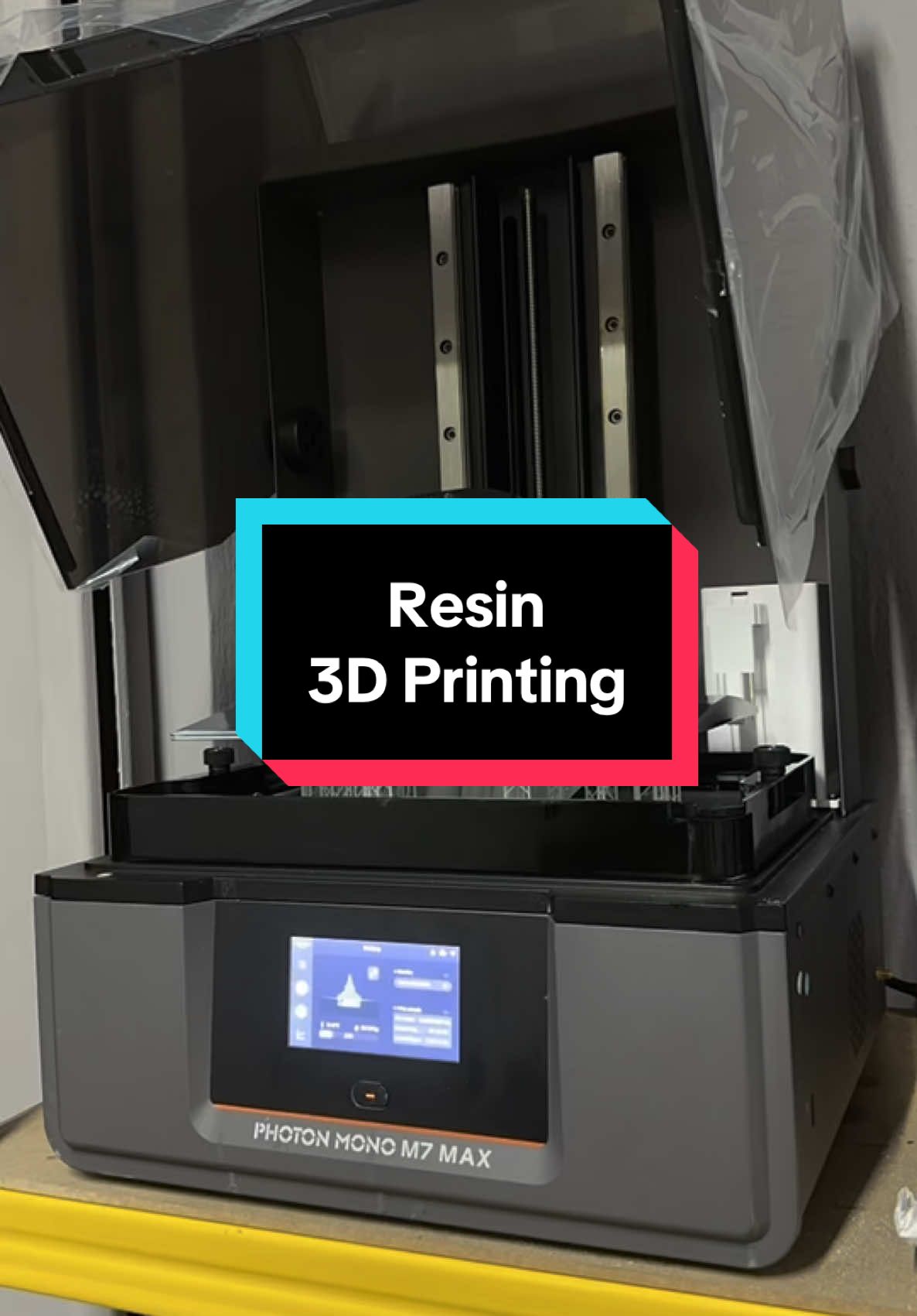 Photon Mono M7 Max in action 💥💥 #resin3dprinting #3dprinting #3d #resin #aa3dprint #tiktokmalaysia #foryou #anycubic 
