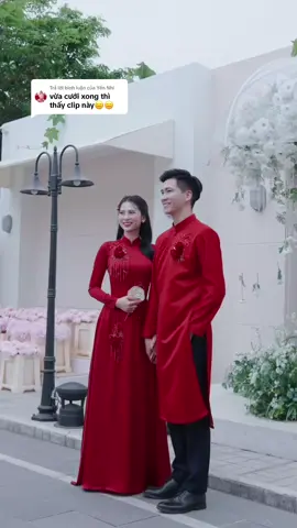 Trả lời @Yến Nhi Cưới xin gì chưa người đẹp #xuhuong #Trangmiuu #aodaidesign #aodaicuoi #trending 