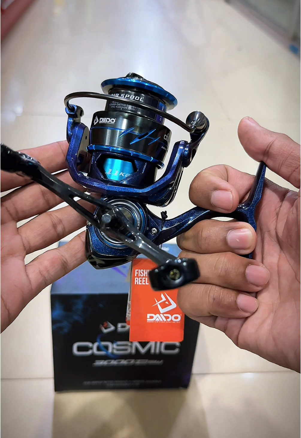 reel pancing terbaru daido cosmic #reelpancing #reelspinning #reelpowerhandle #reeldaido #daidocosmic #mancing #mancingmania 