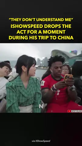 Speed dropped his stream act for a moment to give some comforting words during his trip to China IShowSpeed, Darren Watkins Jr., went to China for a live-streaming tour where he explored Chinese culture and interacted with locals. His videos gained significant attention because they sparked discussions and broke long-held Western perceptions of China. In this clip, he broke his usual outrageous, energetic character for a moment to provide some much-needed comfort and knowledge. via: YT/@IShowSpeed 📽️Video by: Gabe Jung 🤳Click our linkinbio to sign up to our daily newsletter. 📰Follow us for the latest Asian News @NextShark #news #reel #ishowspeed #china #chinatour #speed #youtube #stream #youtuber #darrenwatkinsjr #wisdom #comfort