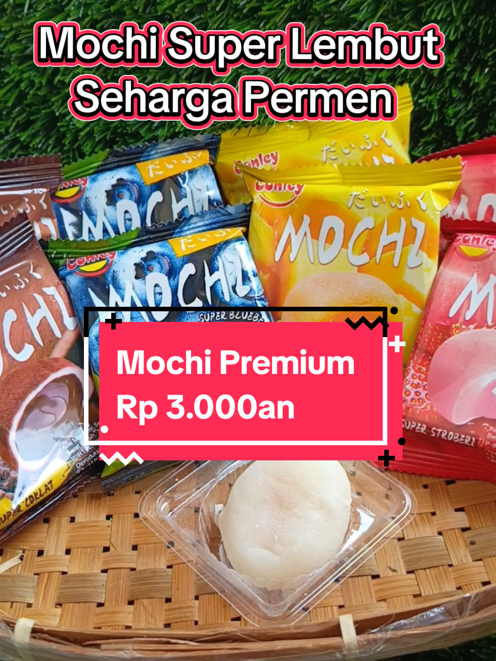 Mochi premium. Super lembut cuma Rp 3.000 aja? ya Kali ga checkout 🤤🤤 #mochi #kuemochi #kuemochiviral #moci #conley #mochiconley #blueberry #fyp 
