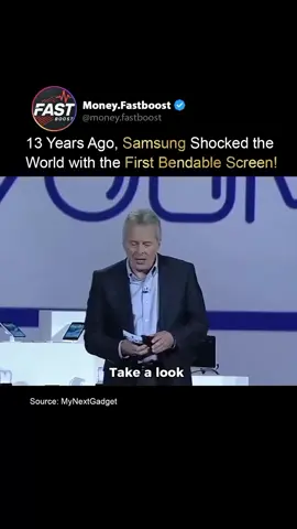 In 2012, Samsung was actively developing and showcasing bendable screen technology. The company had plans to introduce phones with flexible displays that could bend over the sides, enhancing the design and functionality of smartphones. Analysts expected Samsung to mass-produce these innovative displays by the second quarter of 2012, using plastic substrate-based technology to create lighter, thinner, and more durable devices . Samsung had previously demonstrated bendable AMOLED screens at the Consumer Electronics Show (CES) in 2011, highlighting their commitment to advancing display technology. The company's acquisition of Liquavista further emphasized their focus on manufacturing flexible displays, aiming to revolutionize the smartphone market with innovative and resilient screen solutions . These developments laid the groundwork for future advancements in foldable and flexible screen technology, which Samsung continued to explore and refine in subsequent years. #samsung #phone #technology #tik_tok #reels 