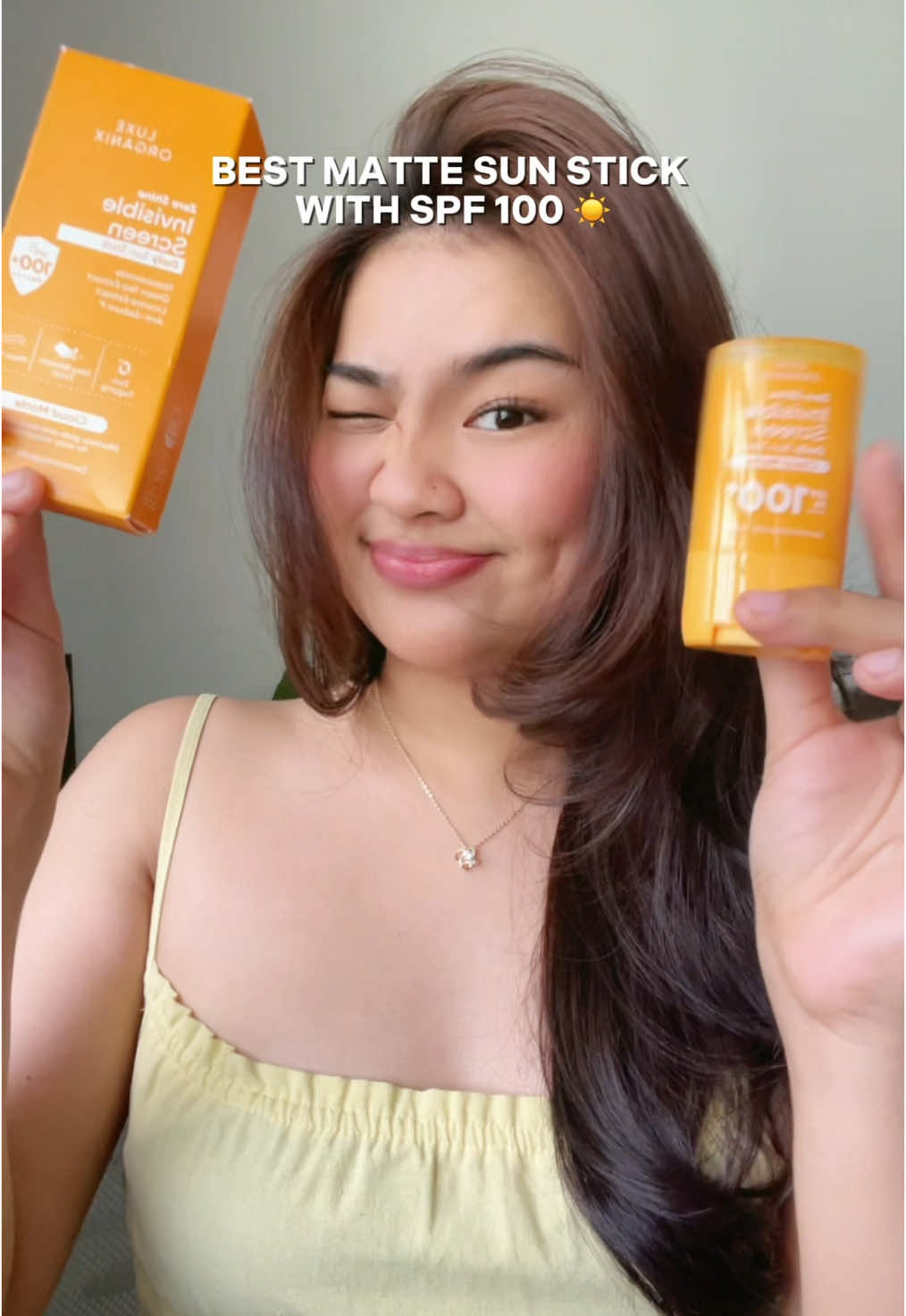 BEST MATTIFYING SUN STICK WITH SPF10O ☀️#MatteSunStickSPF100 #Sunscreen #SunStick #SPF #fyp