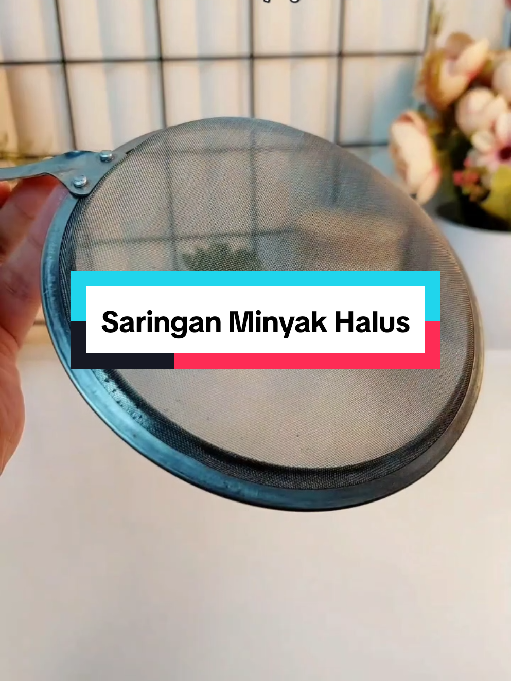 Minyak habis goreng auto bersih lagi karena pake saringan halus ini yang mampu mengangkat sisa-sisa makanan kecil #saringan #saringanhalus #saringanminyak #penirisminyak 