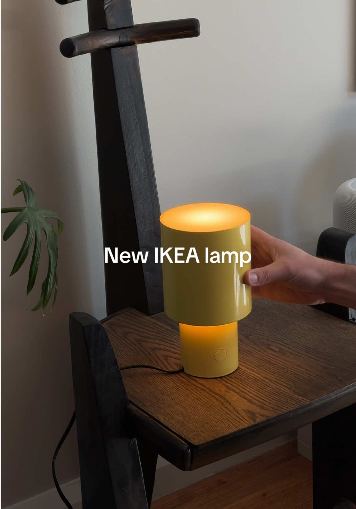 Such a fun lamp for $15 🤩💡 Couldn’t decide if I wanted green or yellow but ended up with yellow 💛 #ikea #ikeafinds #ikeahack #lamp #decor #homedecor #Home #styling #unboxing #aesthetic #design #interiordesign 