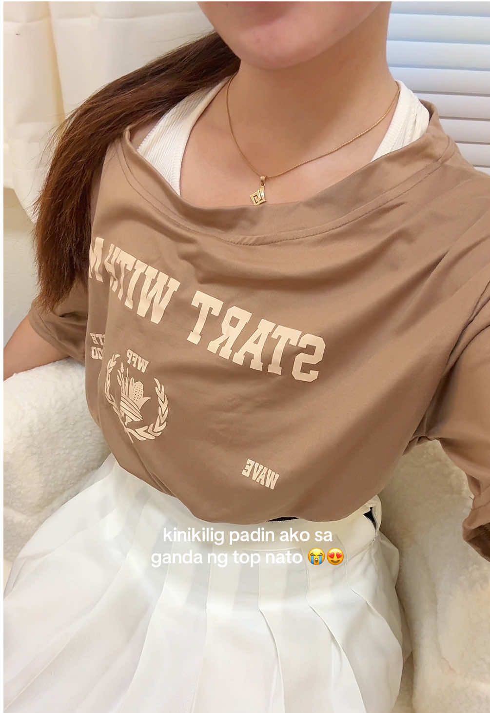 lambot ng telaa 🫶  #shirt #top #faketwopiece #womenstop #fypシ゚viral 