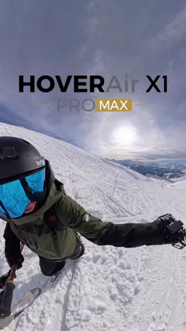 🎿 Take HOVERAir X1 PROMAX  into the mountains!  With HOVERAIr's preset 