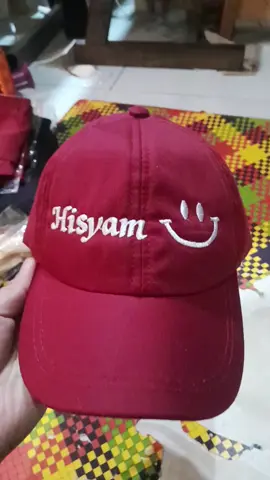Topi smile anak bordir nama #topibayi #topianak 