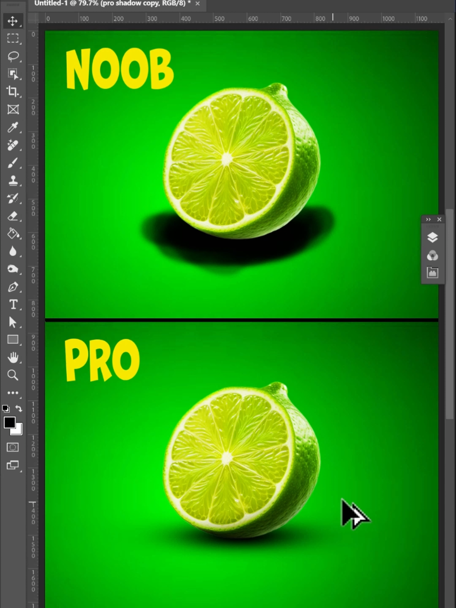 How to add Contact shadow LIKE A PRO in Photoshop 😘Follow for more tips #photoshop #photoshop_tutorial #adobe_photoshop #photoshop_tutorials