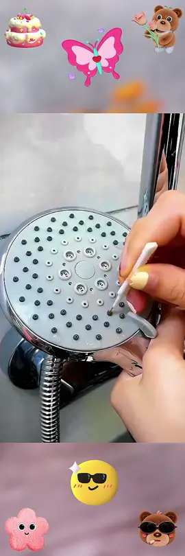 The water coming out of the shower at home has become smaller, use this shower cleaning brush, it can unclog water rust, tap and mobile phone holes can also be used #practicalgoods #homegoods #floralwinecleaningbrush