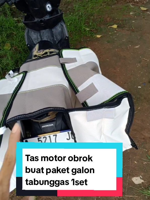 Tas motor obrok buat paket galon tabunggas 1set #wibgajian  #tasmotorobroktaskurir  #tasmotorobrokserbaguna  #tasmotor 