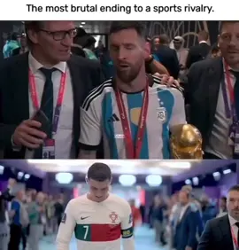 Is this the biggest rivalry ever? #ronaldo #cr7 #cristianoronaldo #cristiano #messi #lionalmessi🇦🇷 #lionelmessi #messivsronaldo #ronaldovsmessi #football #worldcup #balondor 