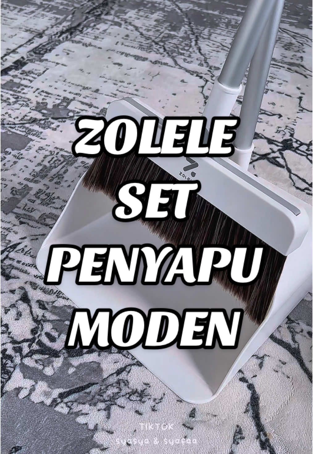 Bila dah jadi mak2 ni, benda macam ni lah yang best kan hehe. Set penyapu ni berbaloi beli, banyak function tak payah pening nak beli banyak2 tools. Guna je 3in1 broom dustpan ni terus settle. Paling best dapat jimat ruang juga 😍 #zolele #zolelec3 #3in1broomdustpan #3in1penyapudanpenyodok #3in1penyapu #penyapujimatruang #penyapuviral #penyodokviral #setpenyapupenyedok #setpenyapuviral #sapurumah #penyapuaesthetic #barangrumahaesthetic 