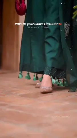 Green outfit on Bari Eid ✨🪔 Long shirt silk based Outfit paired with hand Emballished dupatta.. Shipping worldwide whatsapp for order +923194318822 #viral #foryou #foryoupage #trend #namalclothing #dressdesign #pakistanidress #farshishalwar #greenoutfit #longkameezdress #longshirt #silkdress #rawsilkdress #barieiddress #eidoutfit #bakraeid #eid #uk 