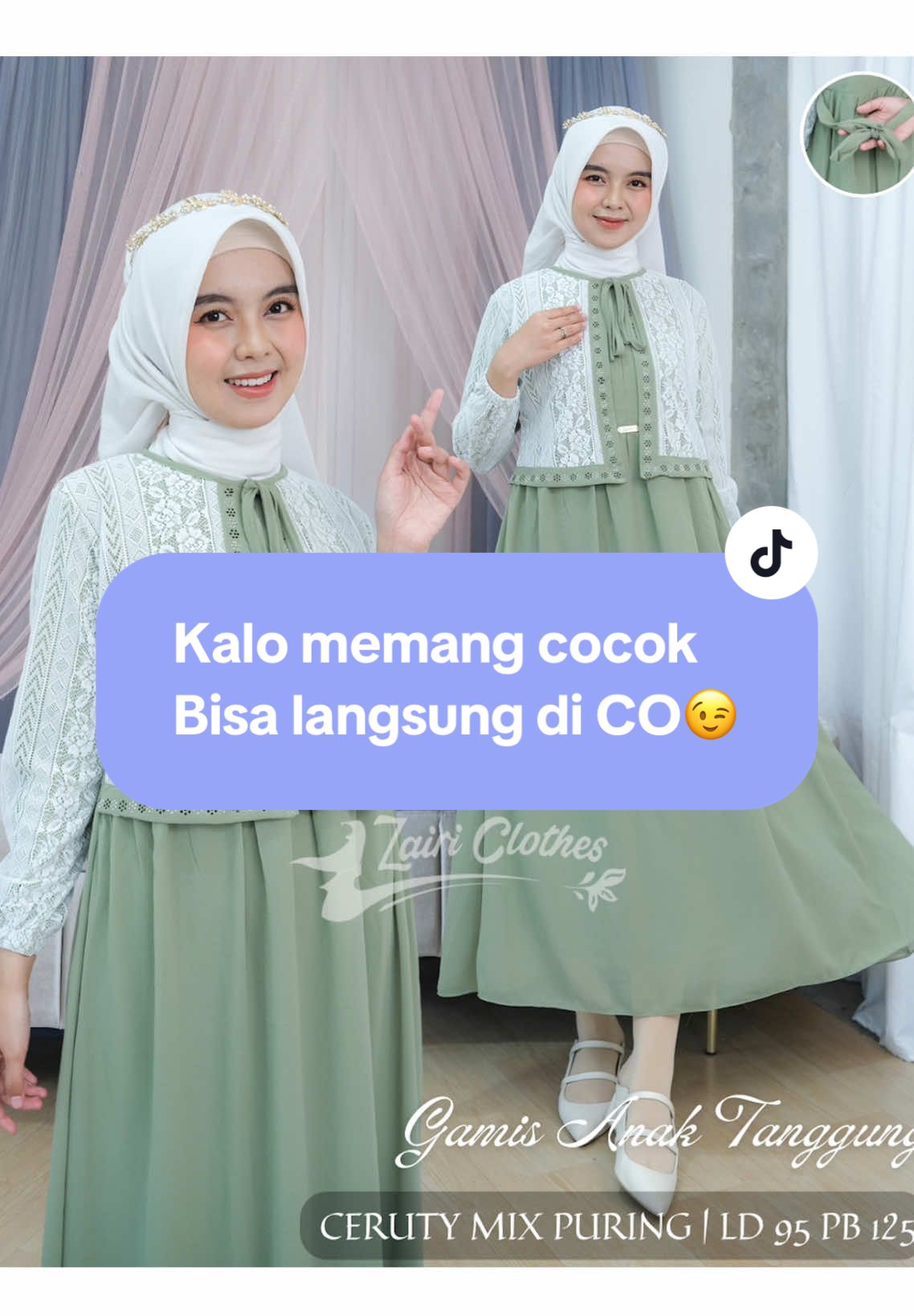 Kalo memang cocok bisa langsung di Co😉😍#zairiclothes #CapCut #tiktok #soundviral #gamismurah #gamisremaja #fashionmuslimah #kondangan #outfitsimple #gamisceruty #outfit #outfitideas #rekomendasioutfit #rekomendasigamis #fy #fyp #fypシ゚ 