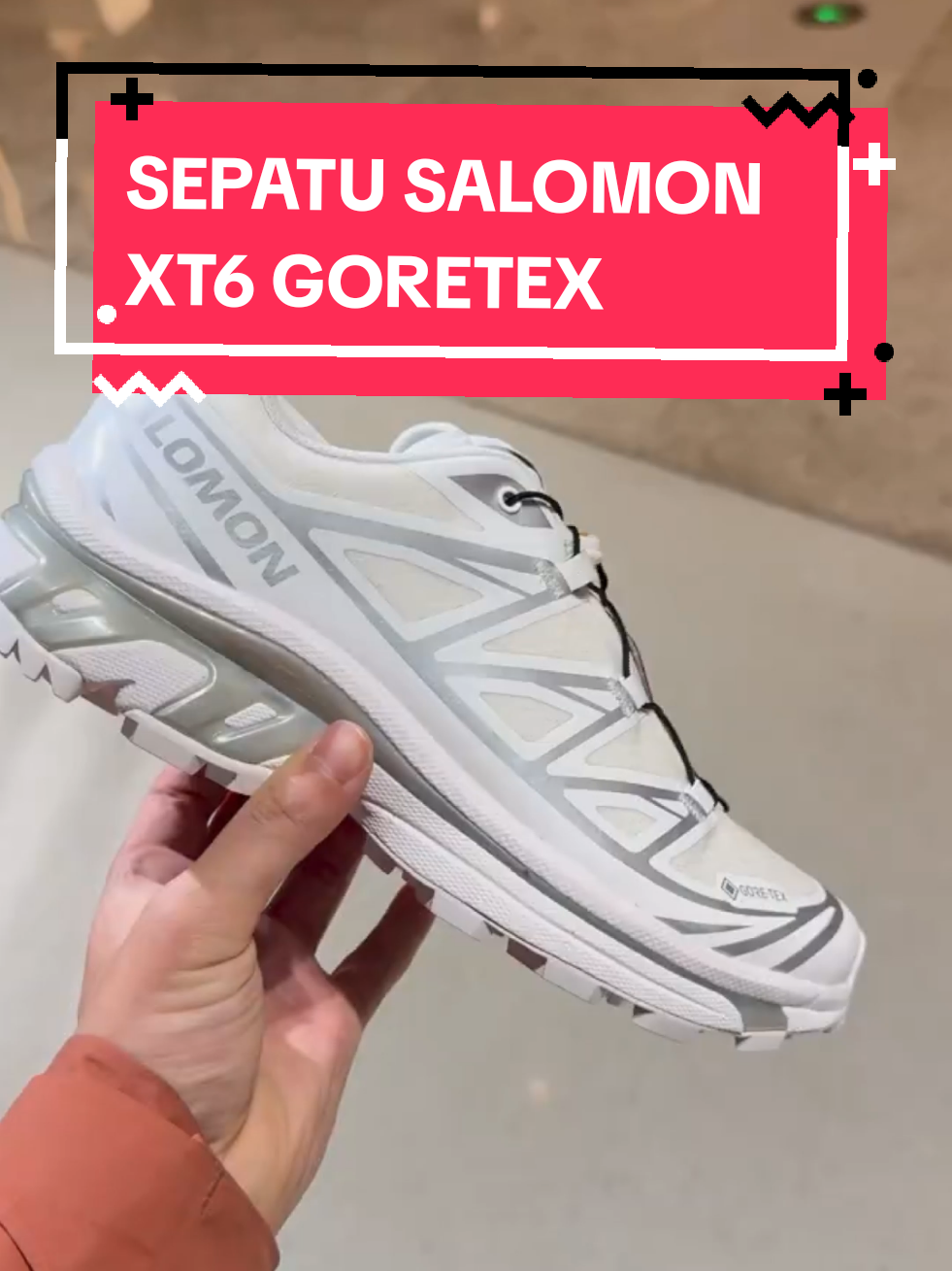 Sepatu Salomon XT6 Goretex🏔️⛰️#wibgajian #diskontiktokshop #gunung #sepatupendaki #sepatuwanita #sepatupria #sepatuhiking #sepatusalomon #sepatugunung #salomonxt6 #salomon #goretex #fyppppppppppppppppppppppp 